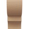 Ekena Millwork 12"W x 12"D x 24"H Wide Ridgewood Rough Cedar Woodgrain TimberThane Corbel, Primed Tan CORUR12X12X24RIDRCPR - alternate 6